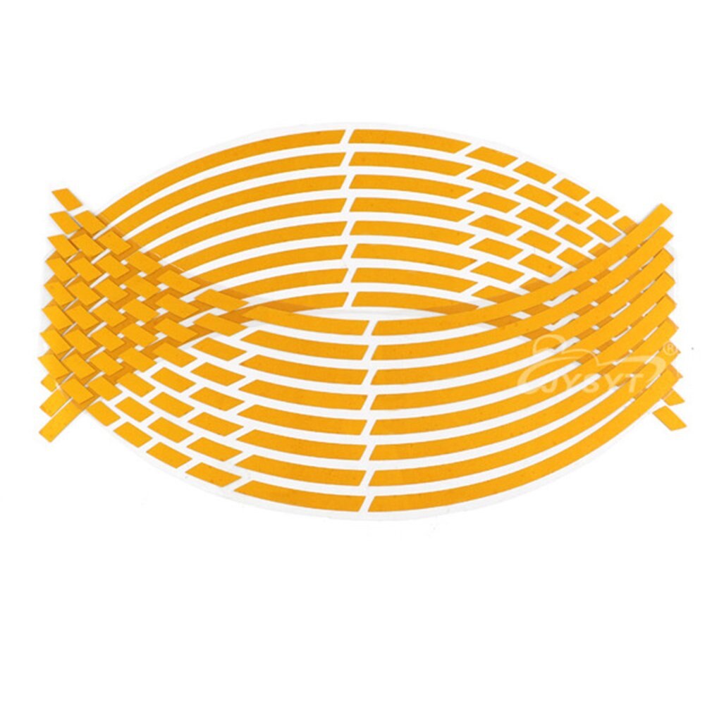 Paski kół naklejki na koła motocyklowe akcesoria naklejki zestawy fluorescencyjne naklejki motocyklowe taśma obręczowa