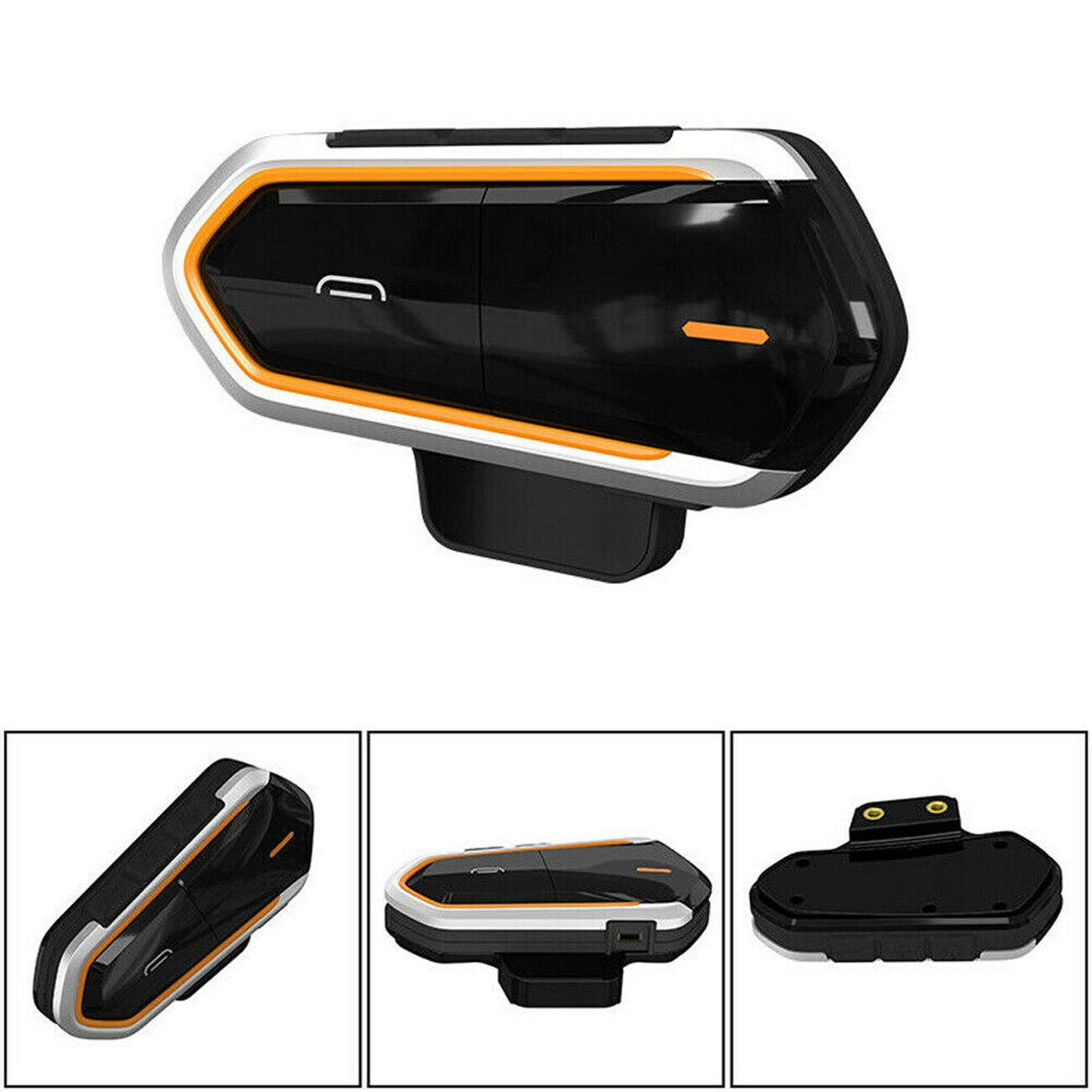 Motorcycle Intercom Helmet Bluetooth Headset BT Communicator Headphone Wireless Moto earpiece Transmitter Communication System