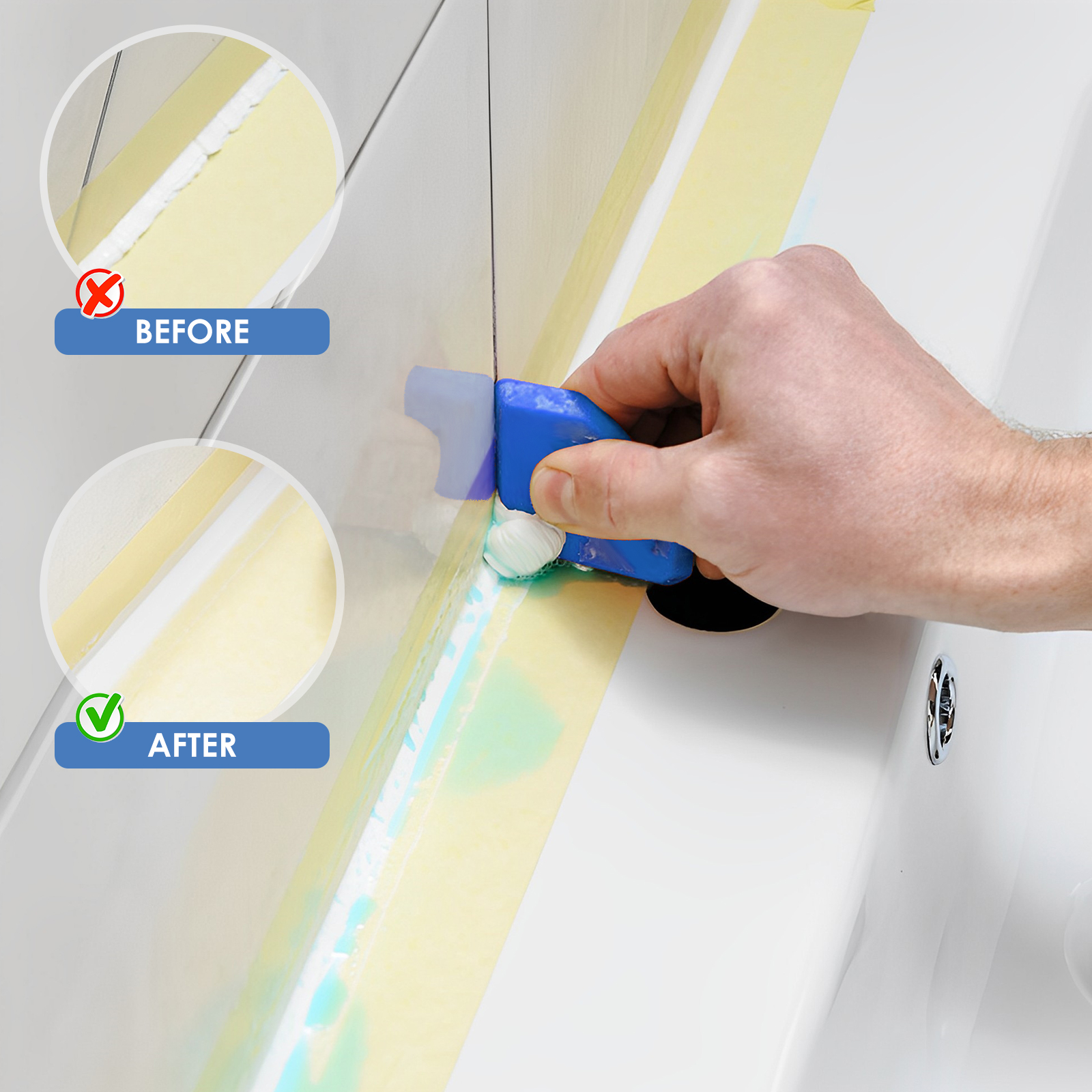 Zestaw narzędzi robić uszczelniania gumy narzędzie robić wykańczania uszczelniania wielofunkcyjny uszczelniacz robić fuga narzędzie robić wygładzania uszczelniania robić okna kuchennego w łazience