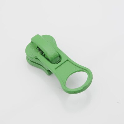 Meetee 10pcs 5# Resin Zipper Head Thick Candy Color Zipper Pull Slider DIY Repair Pillow Quilt Bedding Bags Sewing Clothes ZT005: Green