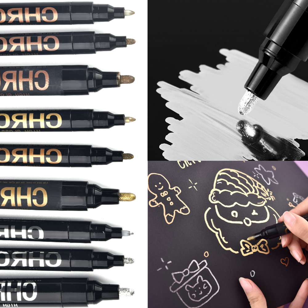 Chrom Spiegel Marker Stift DIY Harz Farbe Reparatur Spiegel Chrom Für Rock Keramik Glas Metallic Kunsthandwerk Stift Zubehör