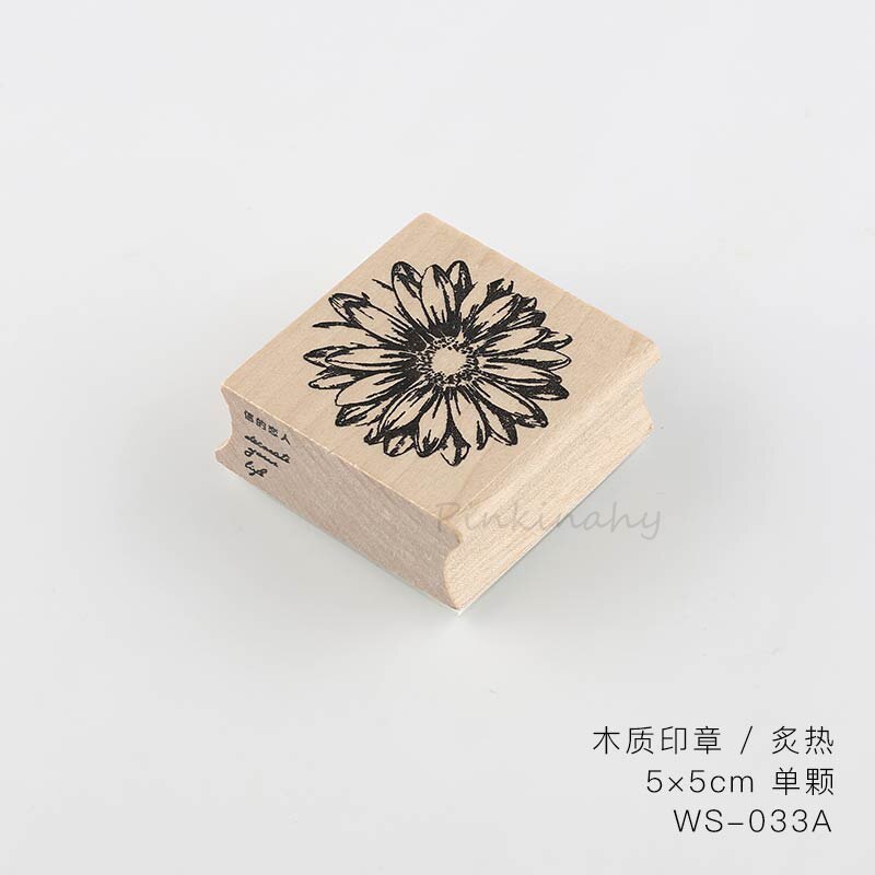 Vintage plantas naturales hojas caídas sellos de decoración sellos de goma de madera Retro Para scrapbooking papelería DIY artesanía sello estándar