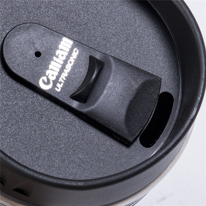 Neue 24-105MM Objektiv THERMOS Kamera Reise Kaffee Tee Tasse Becher Objektiv Kreative Tasse Edelstahl Gebürstet Liner schwarz