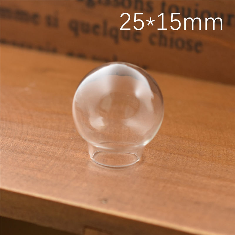 10 Stück 15–30 mm hohle Glaskugel, blasiert, Glasflaschenperlen mit See, DIY Kugeln, Schmuckzubehör, Glasperlen, Zubehör, handgefertigt: Grün