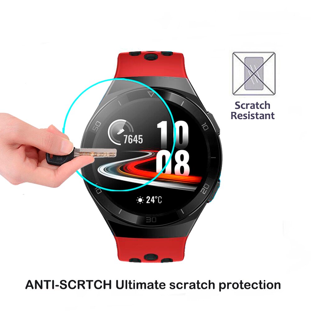 2.5D 9H Protezione Dello Schermo in Vetro Temperato per Huawei Orologio GT 2e Smartwatch Huawei Orologio GT 2e anti-Graffio trasparente di Vetro HD