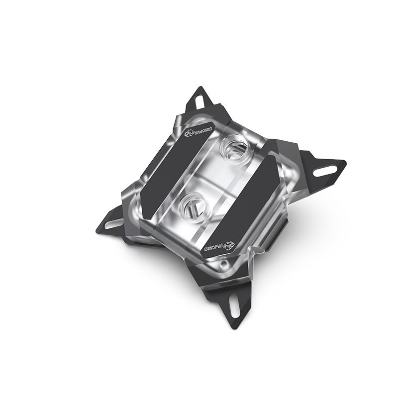 Bykski Intel CPU Water Block For Intel LGA 1366,115X,20XX, CPU Liquid Cooler Support 12V RGB/5V A-RGB/SYNC,CPU-XPH-T8