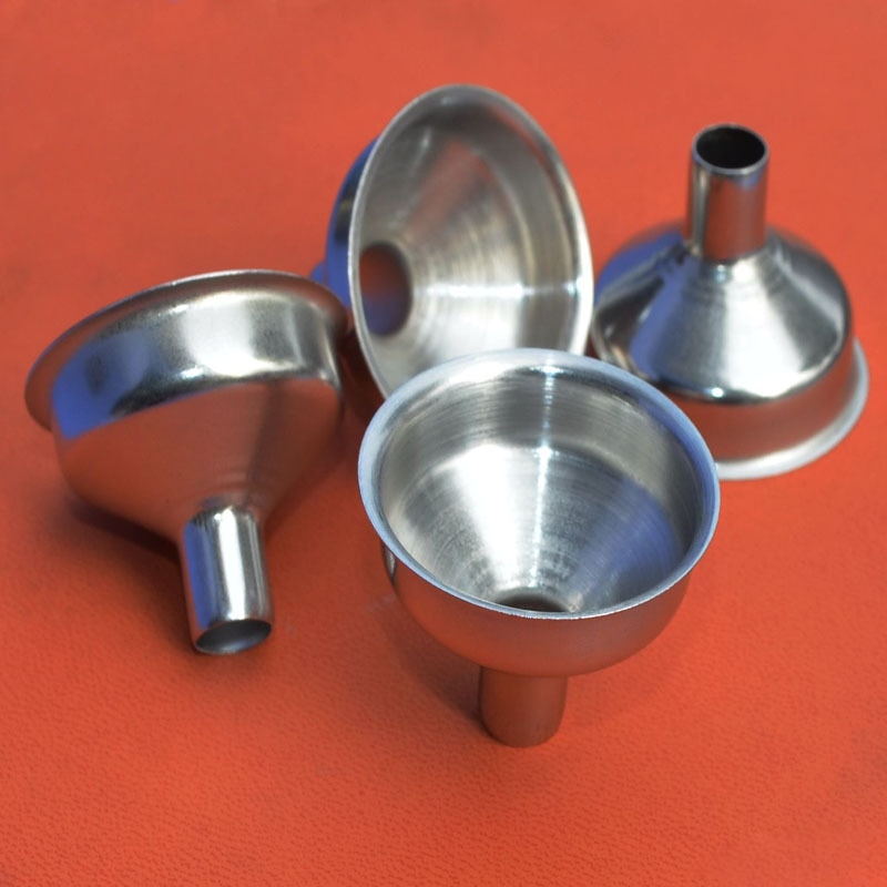 Mini Stainless Steel Bar Wine Flask Funnel Small Mouth Funnels for Filling Hip Flask Beer Liquid Bar Tools Small Mouth Funnels