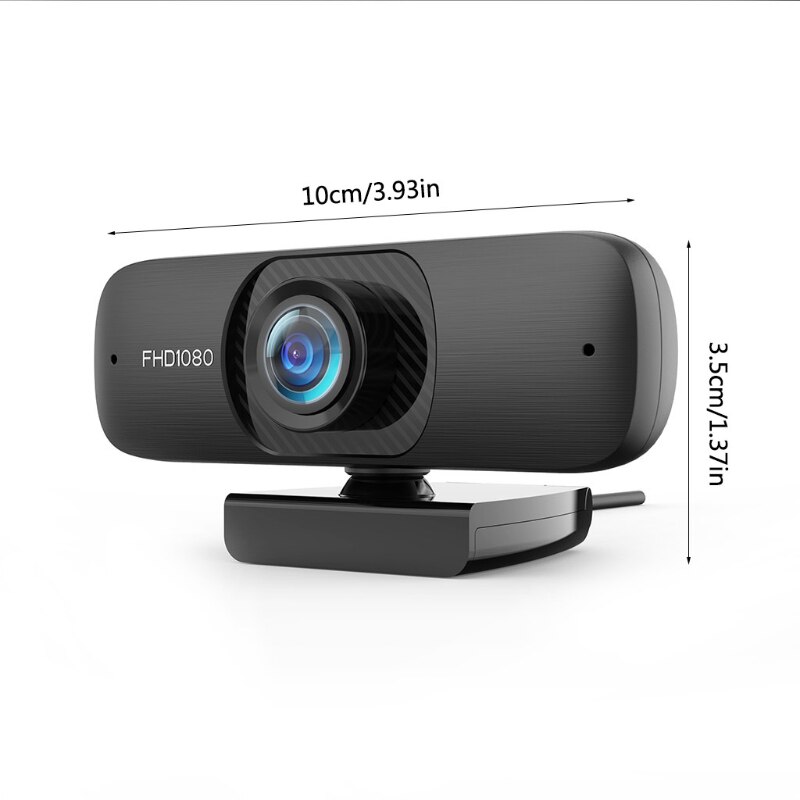 Webcam grand Angle 1080P/2K 90 °, caméra d'ordinateur, Autofocus, avec microphone et protection de confidentialité, pour appels vidéo et enregistrement