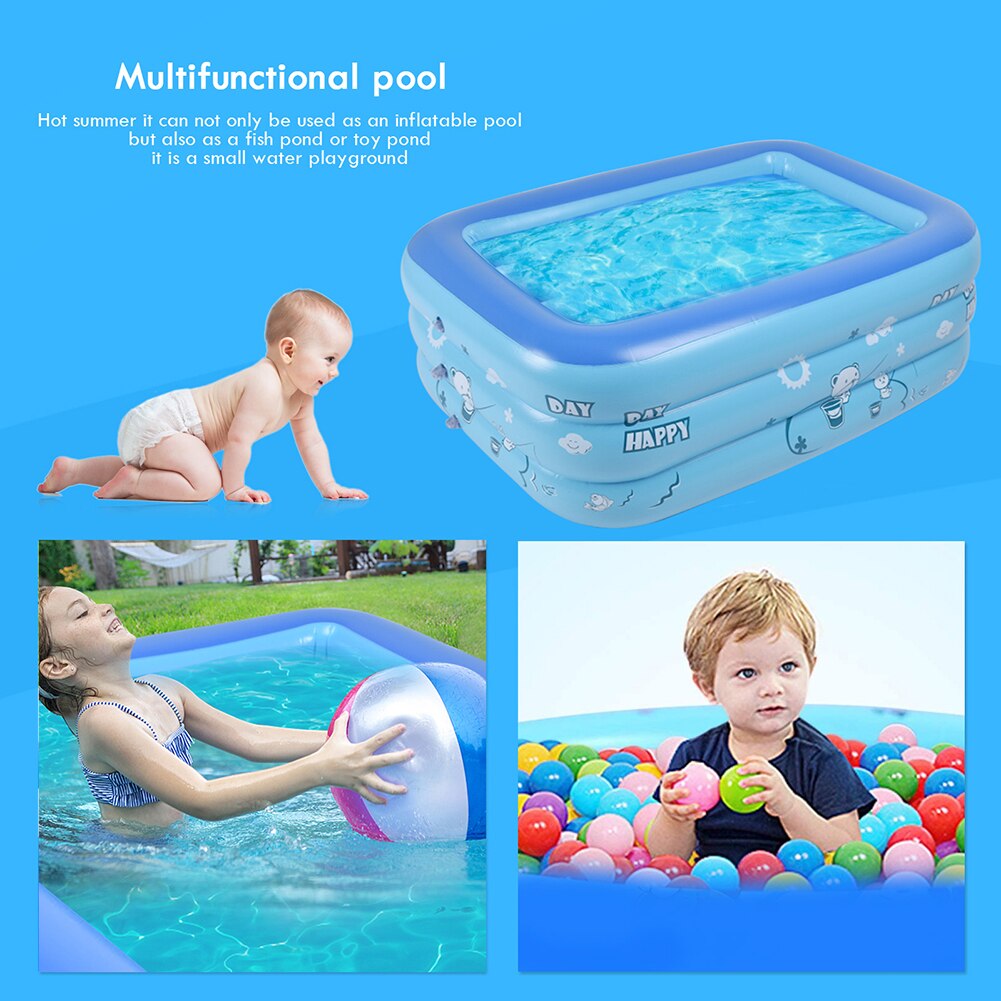 Inflatable Bathtubs Baby Home Outdoor Swimming Pool Basin Water Play Toy