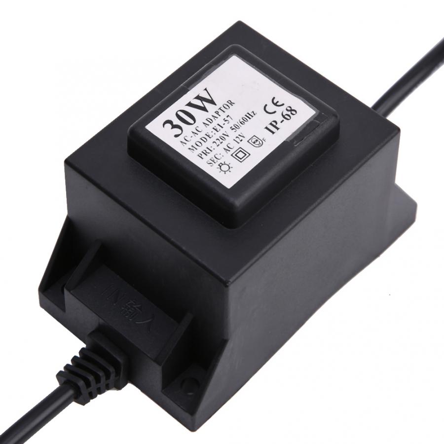 Swimming Pool Transformer Waterproof Transformer 12V Output for LED Underwater Light Swimming Pool EU Plug 220V