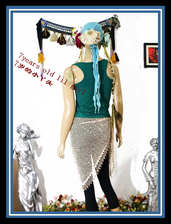 Mavedans top modal mavedans top dansetøj, yogatøj tribal fusion hhe 02