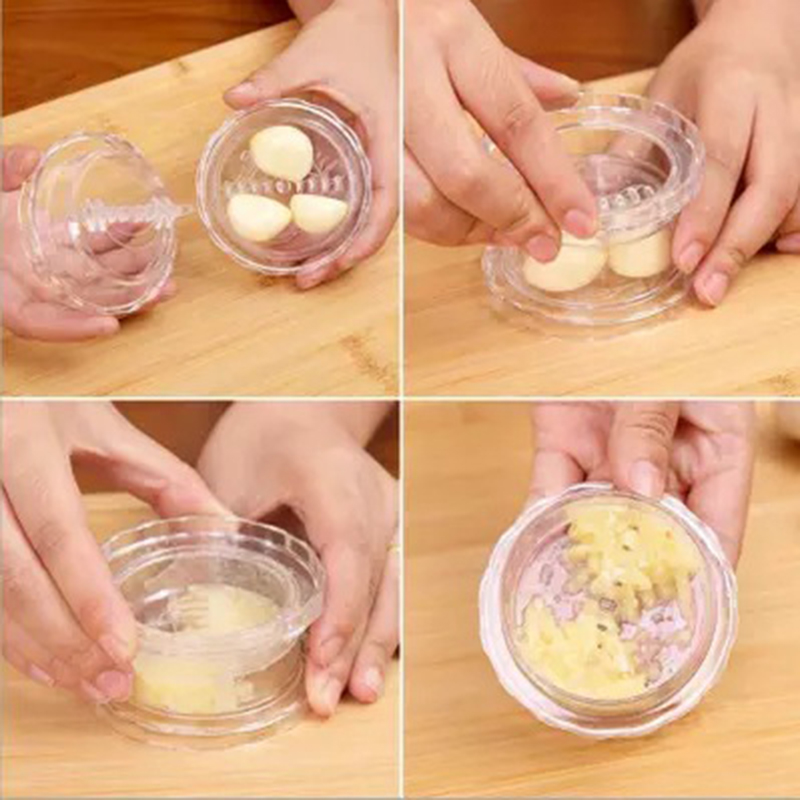 Garlic Grater Mini Portable Garlic Press Chopper Slicer Hand Presser Grinder Crusher Kitchen Tool Garlic Crusher Garlic Press