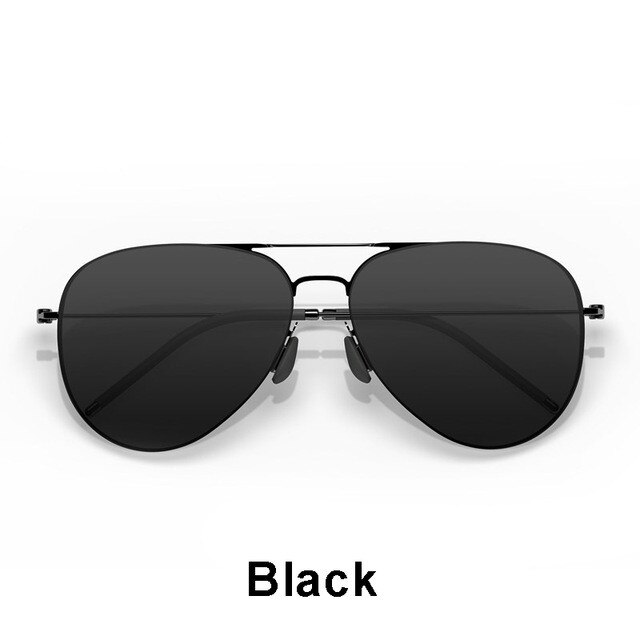 Xiaomi-gafas de sol Mijia Turok Stein TS, polarizadas de nailon, coloridas gafas de sol negras a la 100% a prueba de rayos UV, unisex: black