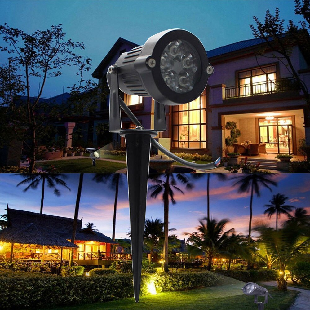 9W Waterproof Landscape led light 12V 24V 110V 220V Landscape Spot Light IP65 Outdoor Landscape LED Spike Light for Garden Lamp