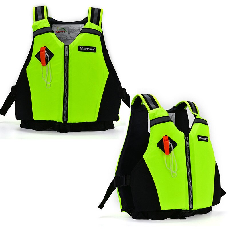 Womens Mannen Kajak Reddingsvest Paddle Vest Oranje Groen Rood