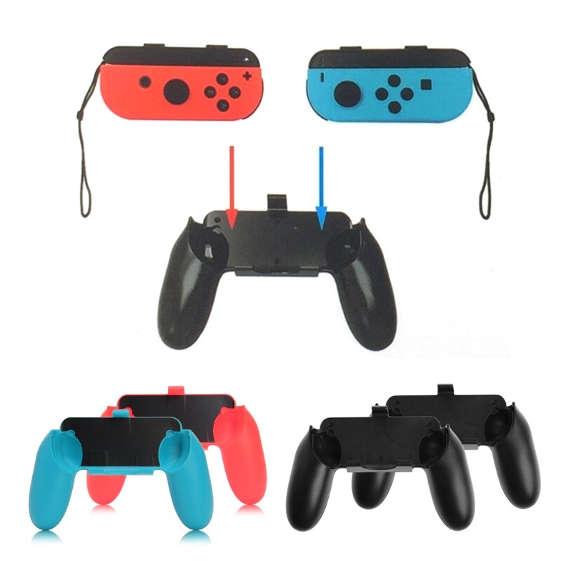 Poignées de jeu 2 L + R pour manette Nintendo Switch, support pour Joy-con