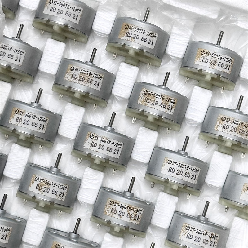 MABUCHI RF-500TB-12560 Mini 500 moteur électrique Micro 32MM moteur à broche ronde DC 5V 6V 9V 12V 5600 tr/min moteur à brosse métallique présieux