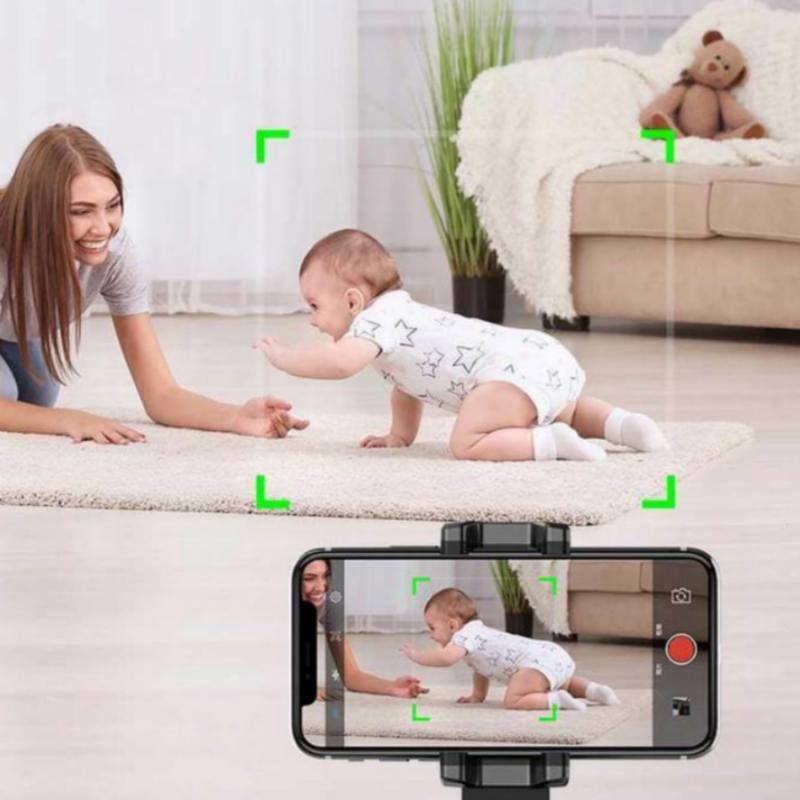 Estabilizador de cardán inteligente AI para Samsung para Iphone, cámara de teléfono inteligente, Kit de cardán de acción con rotación de objetos de 360 °