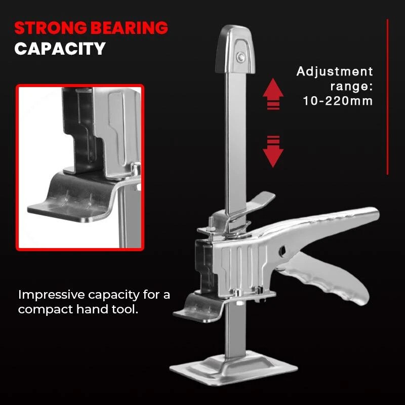 Anti Slip Jack Lifter Cabinet Height Regulator Labor-saving Arm Door Use Board Hand Tools Moving Plaster Sheet Repair