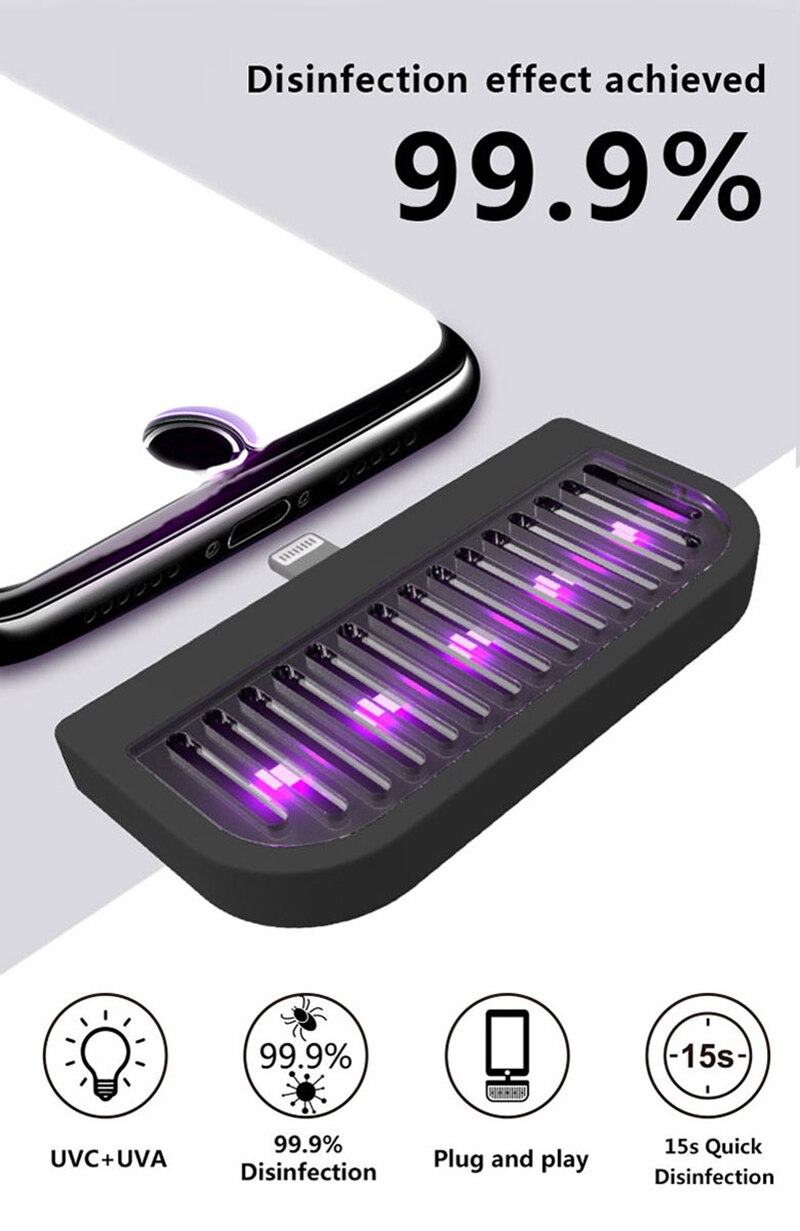 Portable UV Light Sanitizer Wand Ultraviolet Disinfection Lamp USB Charging Sterilizer Light For Home Hotel Mite For Home Travel