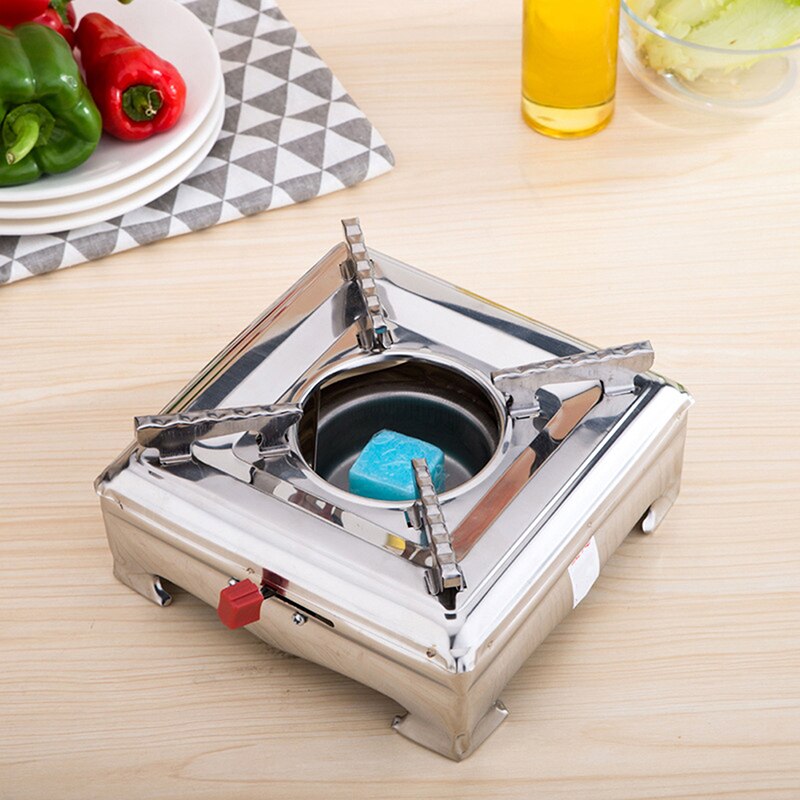 Draagbare Gasfornuis Rvs Camping Kachel Geest Fornuis Voor Camping Wandelen Vissen Backpacken Brander Apparatuur