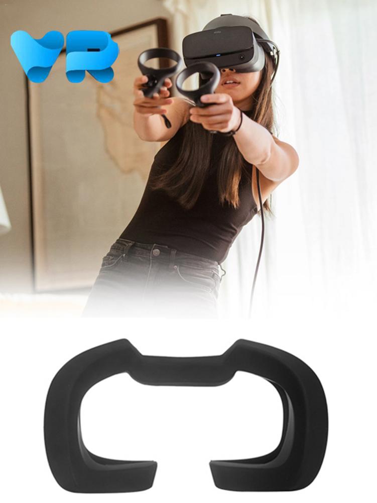 Funda de silicona para mascarilla facial para Oculus Rift S mascarillas faciales protectoras accesorios de cubierta cómodos