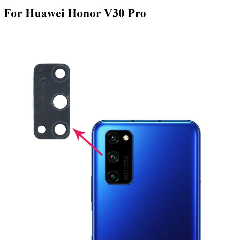 2 Pcs di Alta Qualità per Huawei Honor V30 Pro Fotocamera Posteriore Posteriore di Vetro Lensr V30pro Test di Buona di Ricambio per Huawei honor V 30 Pro