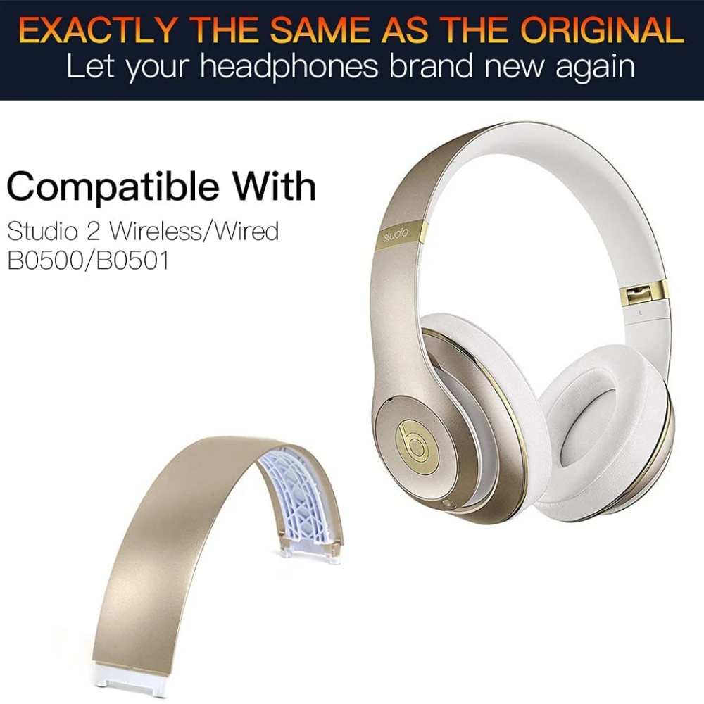Bandeau de remplacement pour casque Studio 2.0, pièces de réparation, coque en plastique pour faisceau de casque Beats Studio2.0