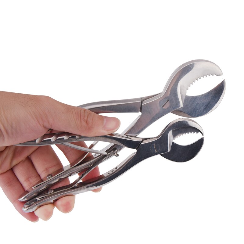 To typer gips saks, store og små, tandstens gips saks i rustfrit stål, mekaniske gips saks, mekaniker også