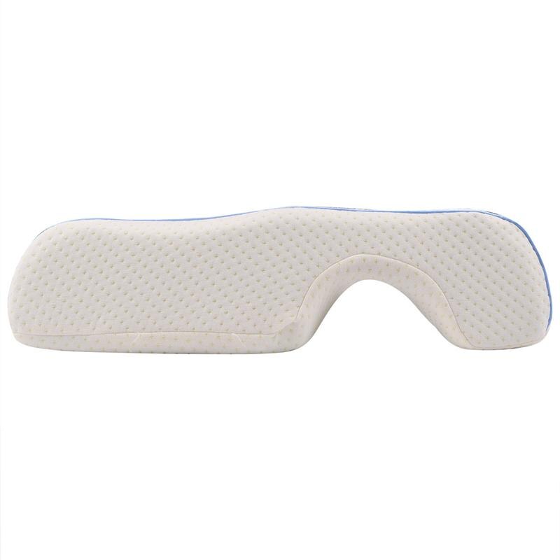 Oreiller en éponge à mémoire de forme, oreiller avec trou pour le bras, Super confortable, pour les amoureux, soulage les douleurs au cou, blanc, gauche, 1 pièce