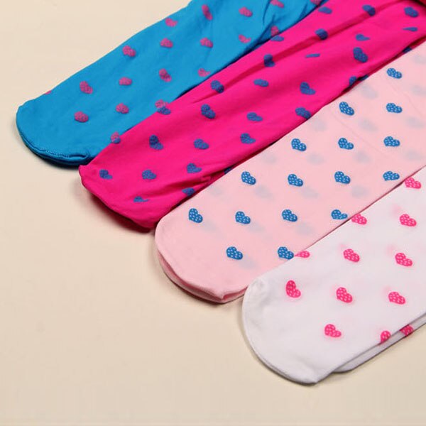 Multi-Kleuren Kinderen Leggings Meisje Liefde Hart Leggings Broek Elastische Skinny Panty