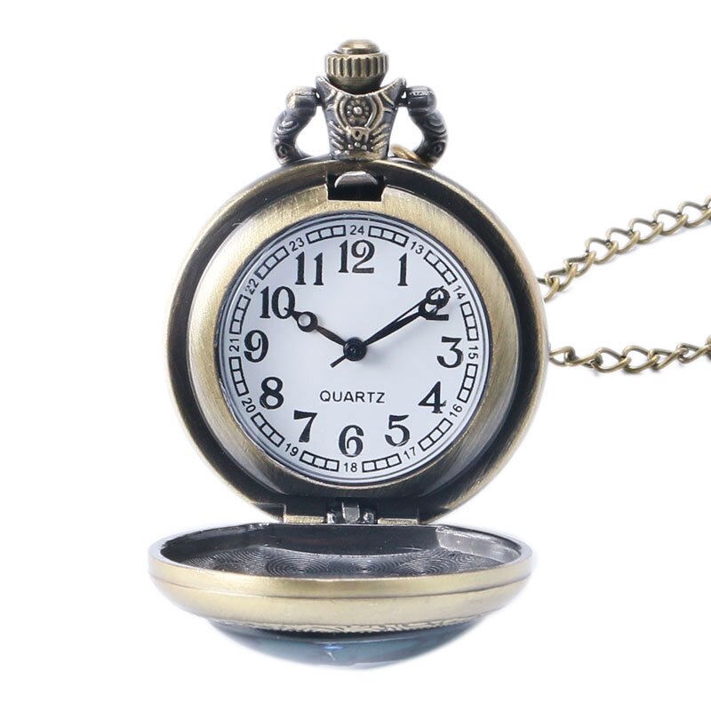 Top Steampunk Wheel Gear Hanger Zakhorloge Uur Klok Vintage Quartz Analoog Ronde Dial Mannen Vrouwen Ketting Ketting Horloges