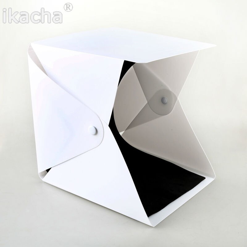 Mini estudio de fotografía portátil de 4 colores Mini Softbox plegable estudio de fotografía con luz LED USB Escritorio de alta iluminación