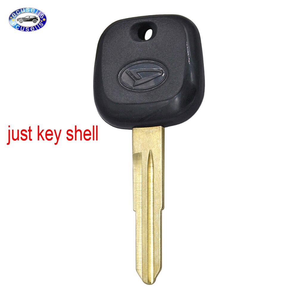 Llavero en blanco transpondedor para coche, carcasa remota para llave Daihatsu Charade Copen Cuore Feroza Sirion Terios YRV con/sin Chip 4D67