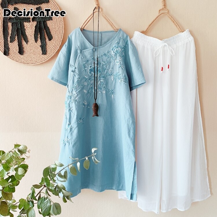 chinese dress cheongsam qipao cheongsam modern embroidery cheongsam linen dresses qipao oriental cheongsam dress
