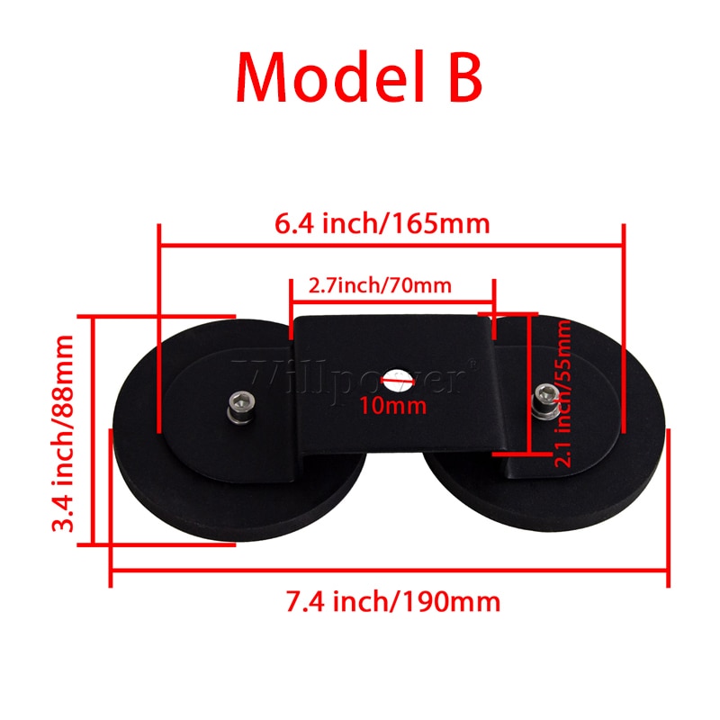 1 Pair Offroad Car LED Light Bar Magnetic Bracket Pickup Truck SUV ATV UTV Fog Lights Work Lamp Holder Lightbar Magnet Brackets