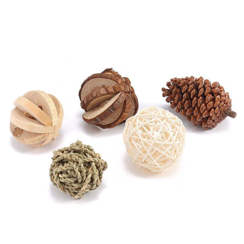 1PC Pet Toys Wooden Small Pets Play Toys Hamster Chew Toys Wooden Molar Toys for Chinchilla Bird Rabbits Pet Accessories
