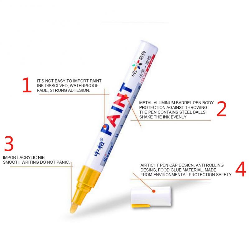 Car Scratch Repair Paint Tire Pen for Volvo XC90 XC60 S90 S60 V70 S40 V40 V70 Jeep Renegade Wrangler JK Grand Cherokee: Orange