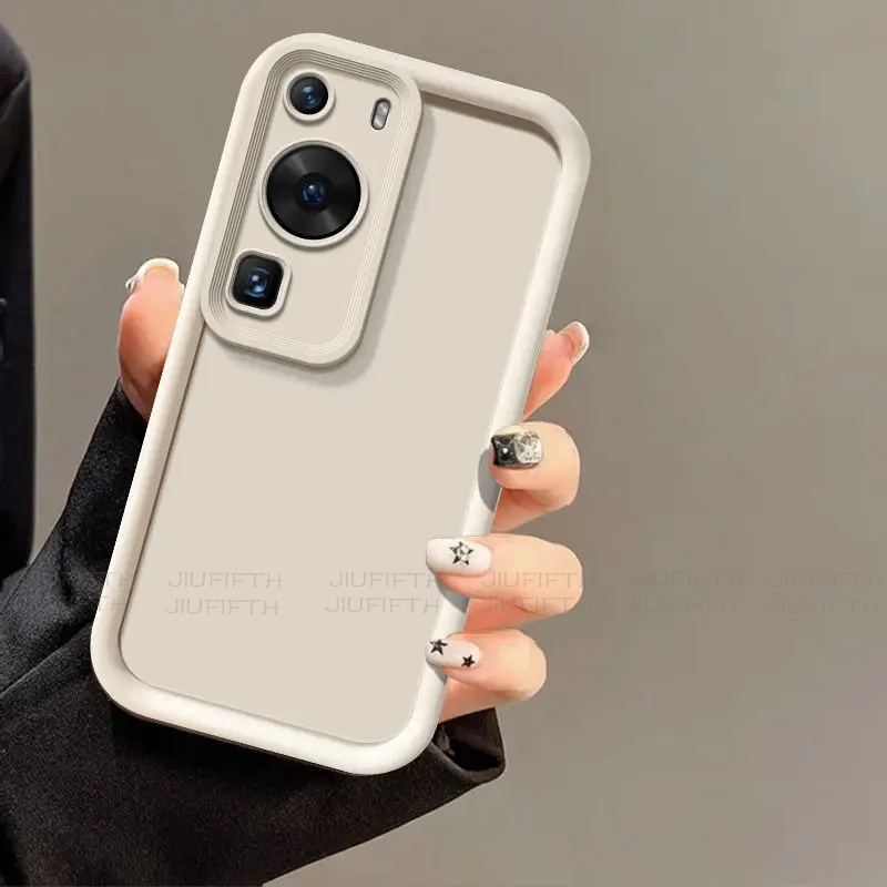 For Huawei P60 Case P 60 Pro P60Pro Phone Cases Protection Camera Anti Protection Soft Liquid Silicone Shockproof Cover