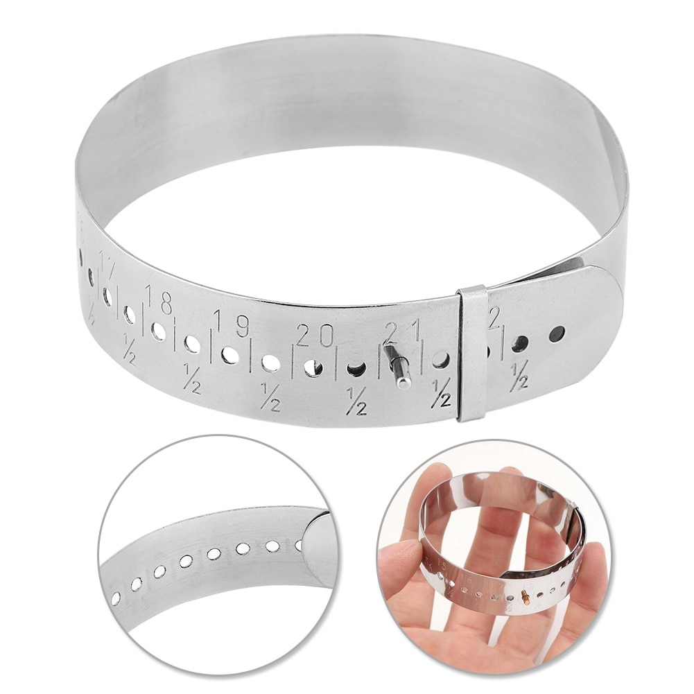 Rvs Sieraden Maken Gereedschap Verstelbare Bangle Gauge Sizer Sieraden Sieraden Maken Armband Sizing Gereedschap Voor Juwelier