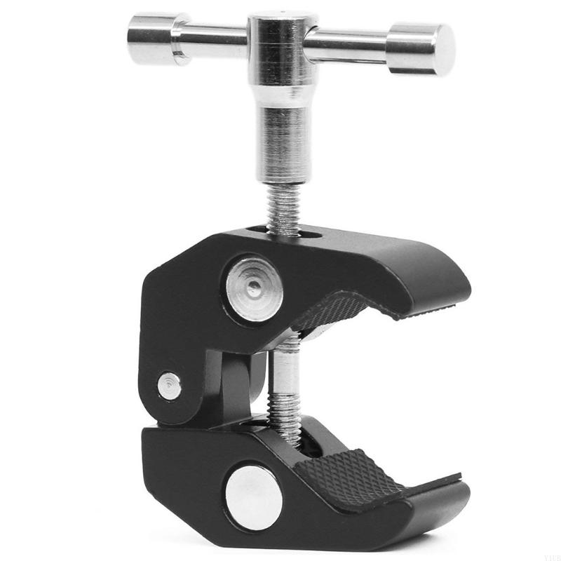 Y1UB Super Cland Crand Claw Clagus Tongs Peladores clipe Suporte para câmeras MONOPOD MONOPOD Stand Stand Mount