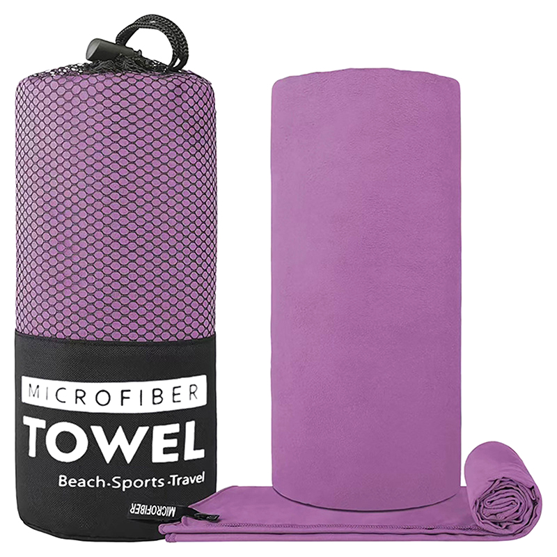 Sneldrogende sporthanddoek - 40x80CM, meerkleurig, voor zwemmen, sportschool, fitness, kamperen, hardlopen, strand: Blauw