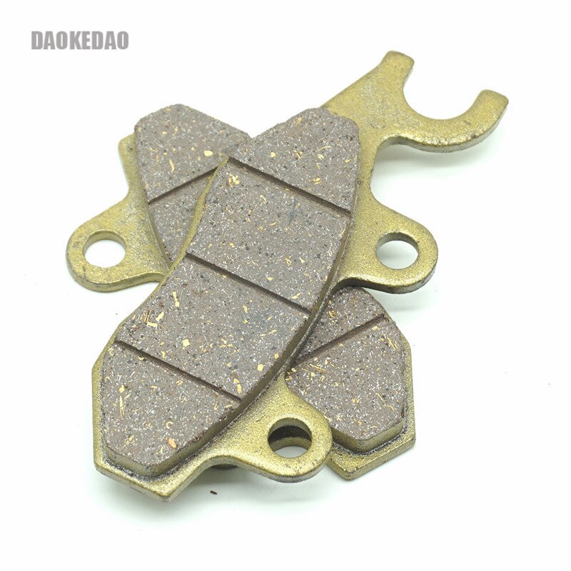 Juego de pastillas de disco de freno delanteras y traseras para Kawasaki KLX250 d-tracker X KLX250S KLX 250 S, color dorado