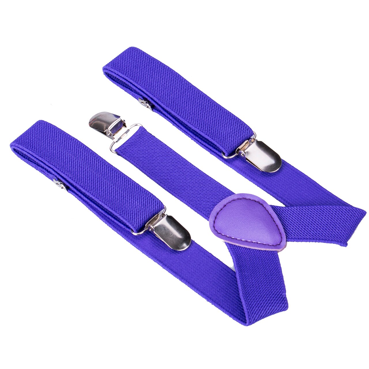 Tirantes elásticos para niños Y niñas con Tirantes ajustables nuevos 8 colores: Púrpura