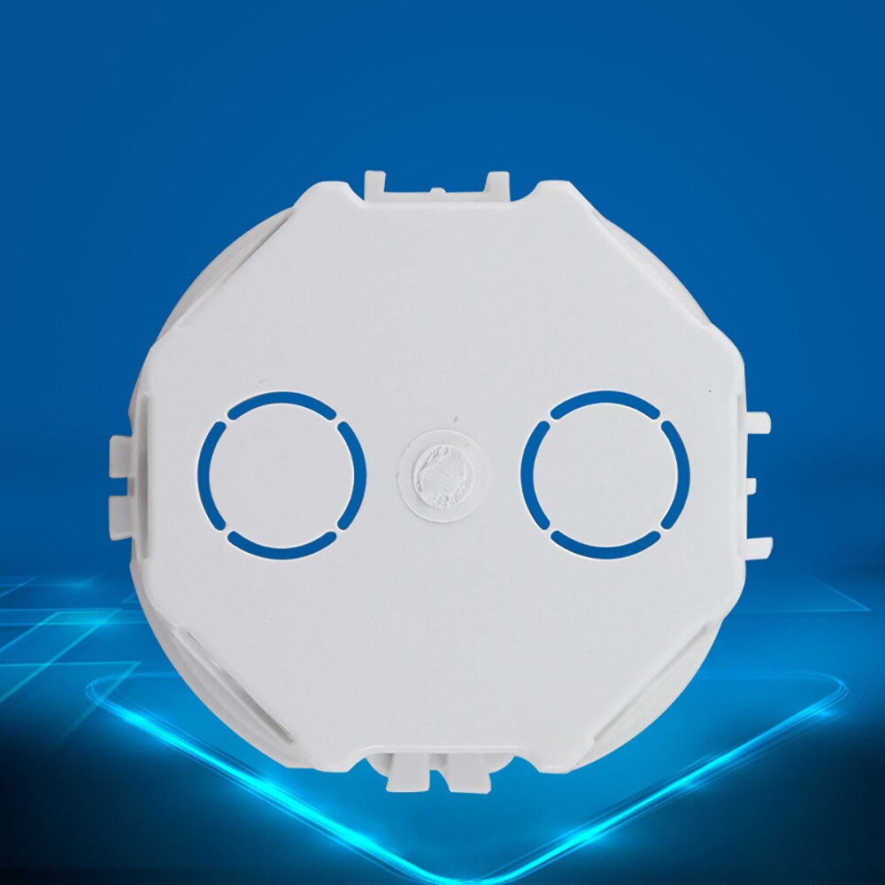Junction Box EU Germany Standard Electrical Mounting Rectangle Handy Secret Stash Conduit Wall Mount Switch Boxes PVC Material