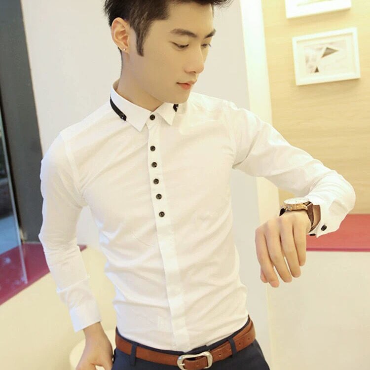 2021 novos homens inteligente casual magro ajuste camisa primavera outono camisas masculinas plus size algodão linho moda sólida classictop blusa d260