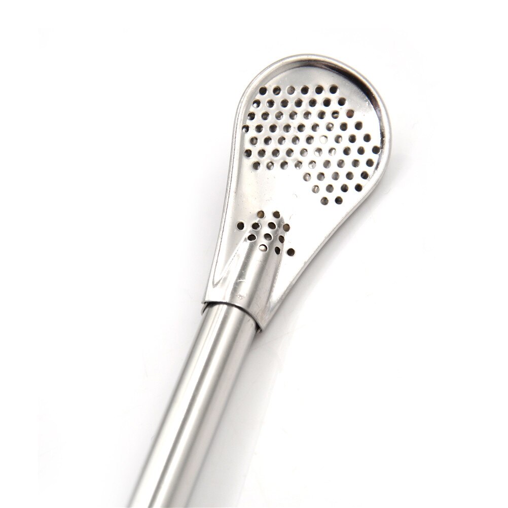 2PC=1Set Tea Filter Stainless Steel Drinking Straw Handmade Yerba Mate Tea Bombilla Gourd Washable Practical Tea Tools+Brush