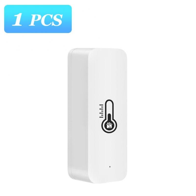 Smart Zigbee3.0 Temperature and Humidity Sensor low power consumption microprocessor Tuya Smart Life App Work With Alexa Google: 1PCS