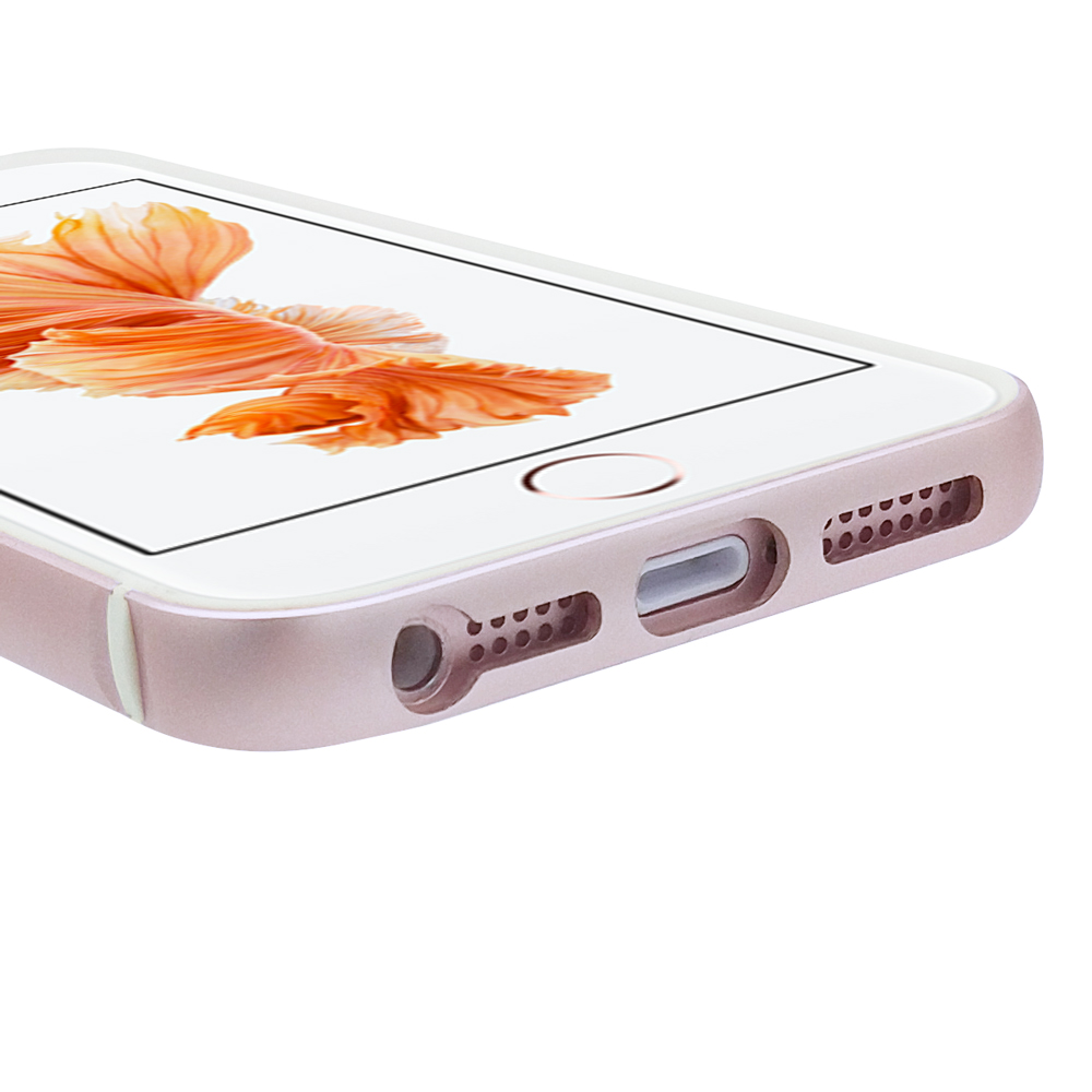 Ascromy voor iphone 5s hoesje bumper luxe aluminium metalen siliconen frame glitter telefoonhoesje voor iphone  se 5s 5 s 5se accessoires