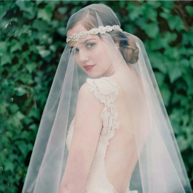 6 10 15 20 30 meter bruidsfoto feest bruids extra lang 6 10 15 20 30m witte mesh tule sluier bruid ivoor sluiers zonder kam